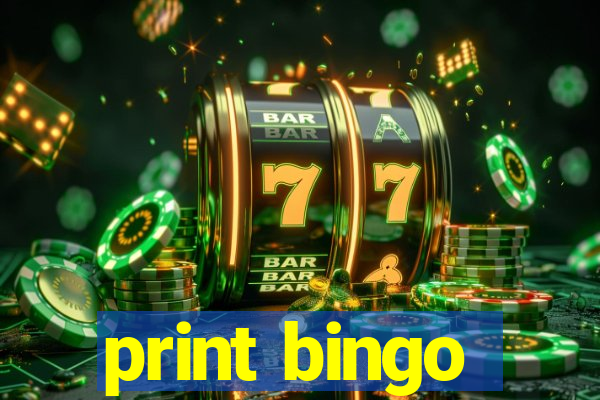 print bingo